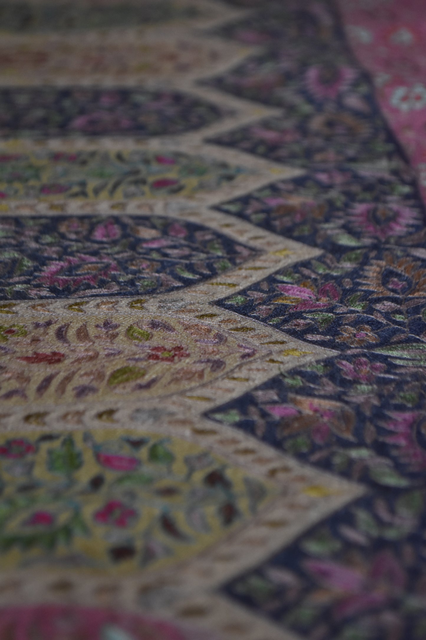 Kaani Shawl Pink Pure
