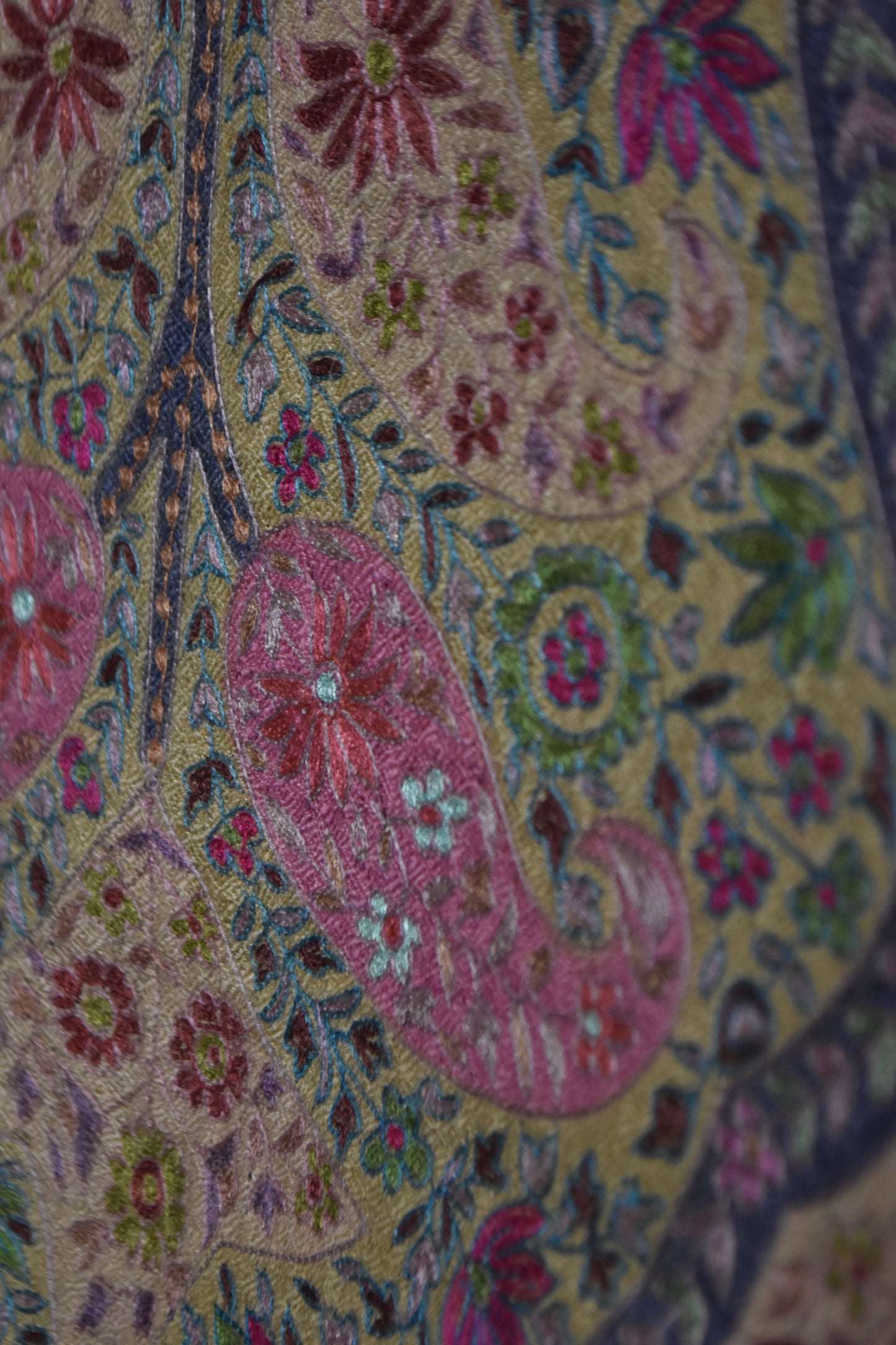 Kaani Shawl Pink Pure